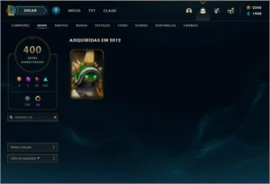 CONTA SEASON 1 - SKINS RARAS - TOP D+ - League of Legends LOL
