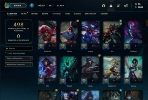 Conta prata 2 com 127 champs e 105 skins TEM 14 Maestrias 7 - League of Legends LOL