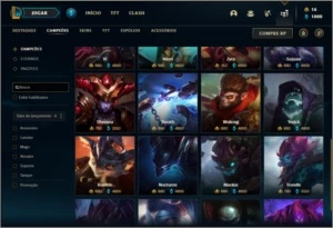 Conta prata 2 com 127 champs e 105 skins TEM 14 Maestrias 7 - League of Legends LOL