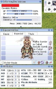 Conta: RK 140/41 - Ragnarok LATAM [Freya] - Ragnarok Online