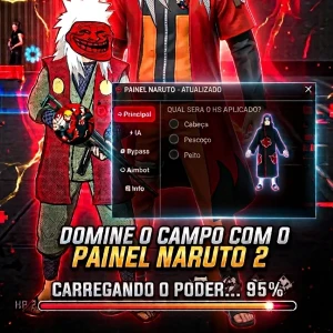 Painel xit  Naruto 2.0(free fire )
