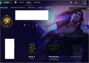 Conta de league of legends- 28 campeões 2 skins unranked LOL