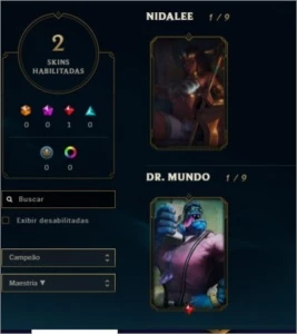 Conta de league of legends- 28 campeões 2 skins unranked LOL