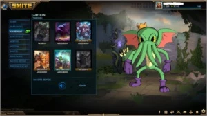 Conta smite, lvl 160, 6 skins T5, + de 1.185 skins, 3xmestre