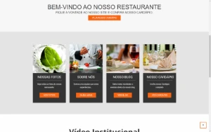 Site para Restaurantes, Empresas com modulo de blog - Outros