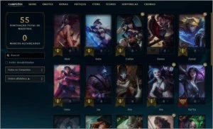 Conta de lol com 15k de rp - League of Legends
