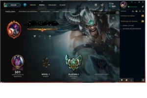 CONTA LOL PLAT 1 120 SKINS + - League of Legends