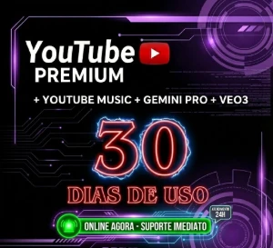 Youtube Premium - Youtube Music- Gemini Pro - Veo3 30 Dias