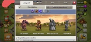 CV 10 + 2 skins e 2.500 gemas - Clash of Clans