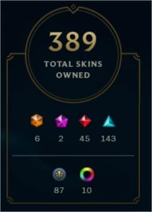 [BR] Level 509 - Todos os Champions e Ultimates - 389 SKINS - League of Legends LOL