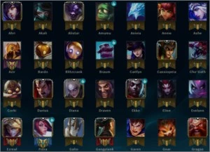 Conta Platina 4 LoL com 103 skins - League of Legends