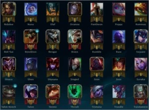 Conta Platina 4 LoL com 103 skins - League of Legends