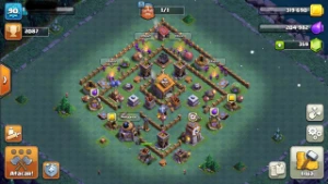 Conta clash of clans CV10 recente baratinha