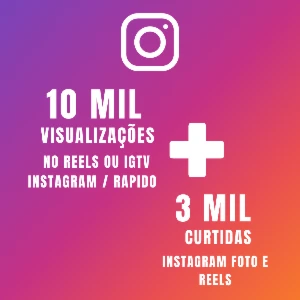 Instagram Visualizações e curtidas - Redes Sociais