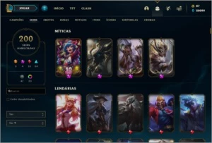Conta-full champ-d4 - League of Legends LOL