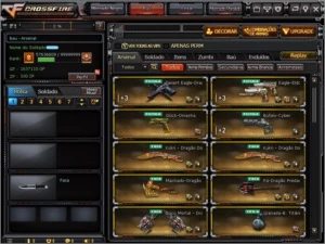 CONTA CROSSFIRE BR 36 VIPS, MAIS DE 200 ARMAS