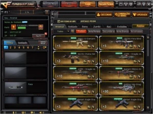 CONTA CROSSFIRE BR 36 VIPS, MAIS DE 200 ARMAS