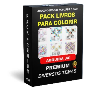 Livros para Colorir Infantil pack com + de 30 temas em pdf