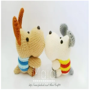 Receita em PDF - Cachorro Dog Maia Amigurumi
