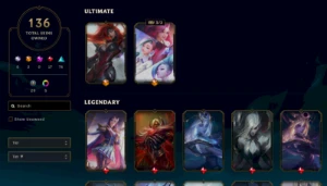 Conta LoL + Valorant (+136 Skins no LoL e Skins Ultra)