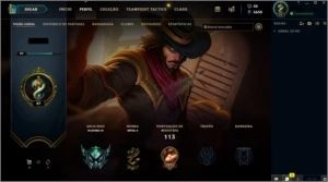 Conta de lol platina 4 - League of Legends