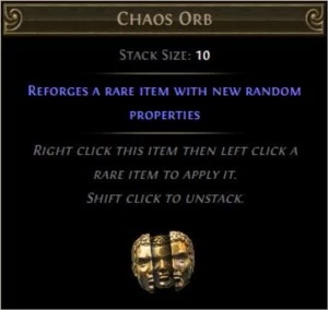 200 Chaos Orb's - Delve , Entrega Rápida ! Sempre Online! - Outros