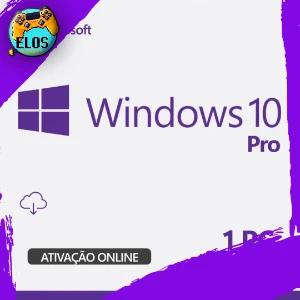 Windows 10 Pro – Licença de 25 Dígitos Original e Vitalícia - Softwares e Licenças