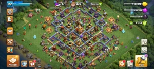 Conta CV 16 bem upada com 4k de gemas - Clash of Clans