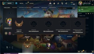 conta gold IV com 61? wr, ganhando 25pdl p/ partida!! - League of Legends LOL