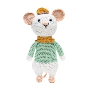 Ratinho Aconchegante em Amigurumi - Artesanato e Personalizados