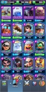 CONTA CLASH ROYALE 5500 TROFÉUS NÍVEL 12