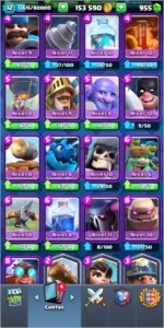 CONTA CLASH ROYALE 5500 TROFÉUS NÍVEL 12