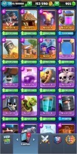 CONTA CLASH ROYALE 5500 TROFÉUS NÍVEL 12