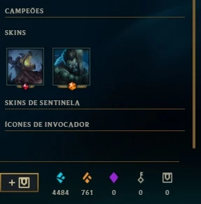 Conta Platina, 65 Champions, 13 Skins - League of Legends LOL