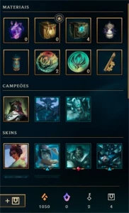 Conta Smurf Platina 4 lvl 35 22 campeoes - League of Legends LOL