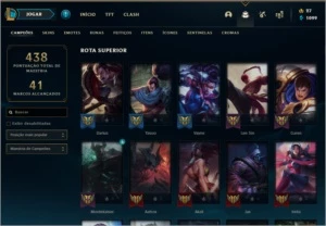 Conta de lol, valorant e wild rift - League of Legends