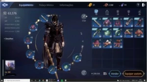 Arbalista LVL 64 65k 2 Pet épico + sub classe - MIR4