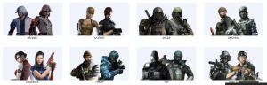 Crossfire conta 1 estrela (general) com 3 vips e L.A SWAT