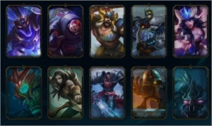 conta prata 2 110 champs 73 skins - League of Legends LOL