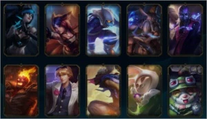 conta prata 2 110 champs 73 skins - League of Legends LOL