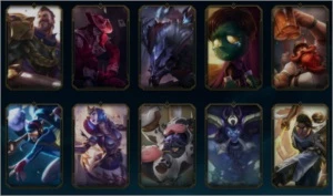 conta prata 2 110 champs 73 skins - League of Legends LOL