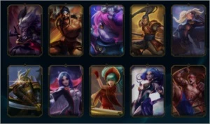 conta prata 2 110 champs 73 skins - League of Legends LOL
