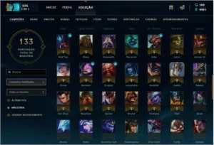 Conta League of Legends 134 Campeões, 50 Skins! Prata V LOL