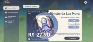 Geshin impact 2 conta lv 52 por preço de uma - Genshin Impact