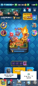 Clãs Royale arena 21 8500 trofeus cartas nível 15 1800 gema
