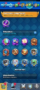 Clãs Royale arena 21 8500 trofeus cartas nível 15 1800 gema - Clash Royale