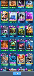 Clãs Royale arena 21 8500 trofeus cartas nível 15 1800 gema - Clash Royale