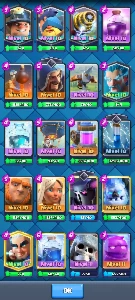 Clãs Royale arena 21 8500 trofeus cartas nível 15 1800 gema - Clash Royale