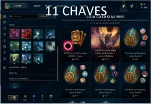 CONTA GOLD 4 LOL VARIAS SKINS E 11 CHAVES - League of Legends