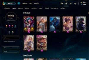 Conta lol top Diamante 2 - League of Legends